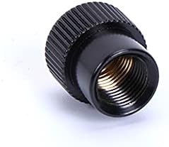 Metal crni ventil za crnu kotače Stroj poklopac vijak za mini Cooper R50 R52 R53 R55 R56 R60 F54 F55 F56 F60