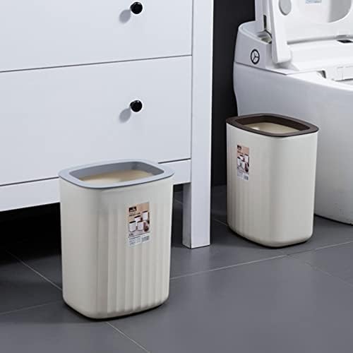 Toyandona Automotive Cans kante za smeće može moderna plastika Veliki kapacitet otpad za smeće smeće smeće spremnik za skladištenje kupaonice Vanity Kuhinjski ured kućni kava Carbage bin