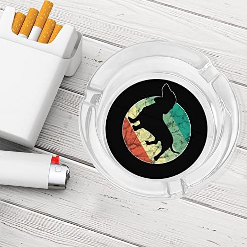 Slatka retro jazavčastog pasa za pse za pušenje pepeljasti cigarete za cigare za cigaretu pepeo držač nosača