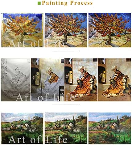 80-1500 dolara ručno oslikali nastavnici umjetničkih Akademija - 18 umjetničkih slika idealni pejzaž klasična slika Nicolas Poussin ulja na platnu - zidni dekor 01