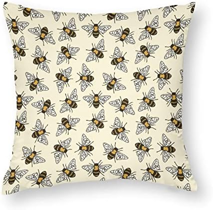 Spremite set pčela od 2 bacanje jastuka navlake kvadratne jastuke jastuka za kauč na kauču na kauču na skladištu