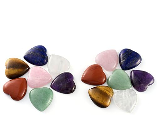 Pesoeth 7 CHAKRA Kristali i kamenje sakupljajućih izlječenja Reiki polirani kamenje mali džepni kristali dlana Prirodni draguljasti set za mjerenje energije balansiranje energije
