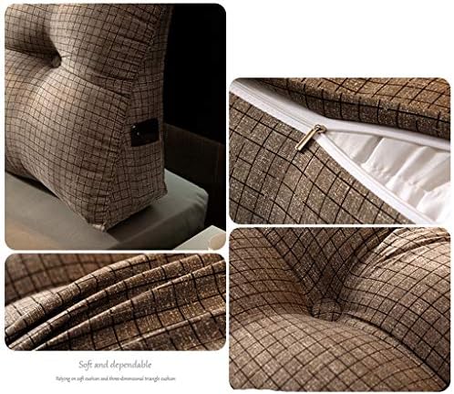 WYFDC trokutasto čitanje jastuk velikim uklonjivim bolsterom zaslona za posteljinu za posteljinu