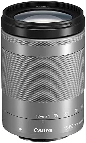 Canon EF-M 18-150 mm f / 3.5-6.3 is STM Lens-srebro