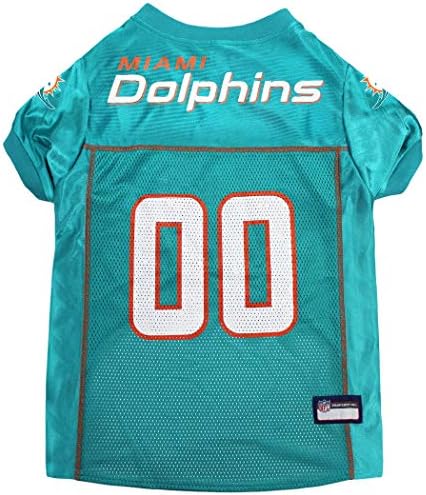 NFL Miami Dolphins dres psa, veličina: XX-veliki. Najbolji fudbalski dres kostim za pse & amp; mačke. Dres Sa Licencom.