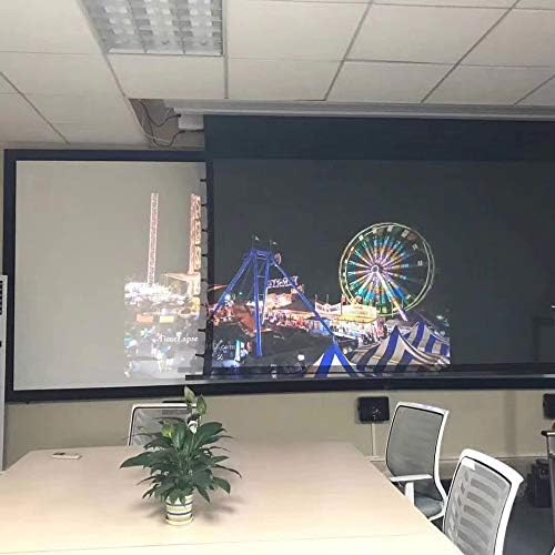 JRDHGRK 16: 9 4K motorizirani zatezani ekran projektora Crni kristalni Ir projekcijski ekran za vaše kućno pozorište