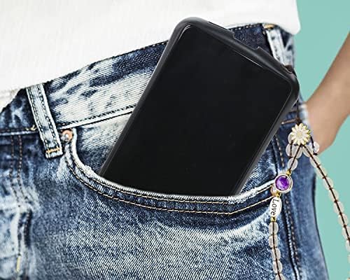 ONLYKXY 2kom amajlije za mobilni telefon trake protiv izgubljenih traka za telefon elegantne Telefonske perle za telefonsku narukvicu džepna torba za ključeve za automobil ukras lanac（nasumična boja）