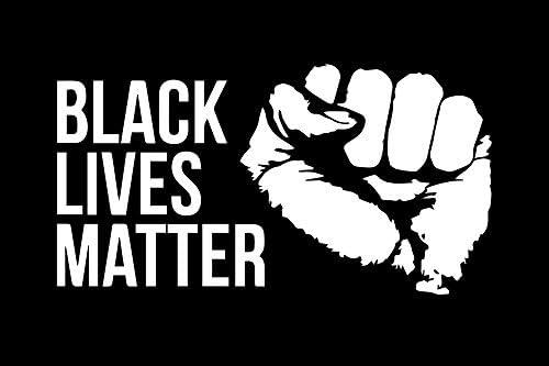 Premium Posteri Crni Baner Lives Matter-BLM gloss Poster-veliki 24x16 inč