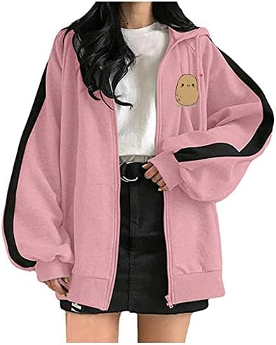 Shusuen & nbsp;ženske duge dukserice tunike zimske jakne od flisa pletene Casual dukserice sa patentnim