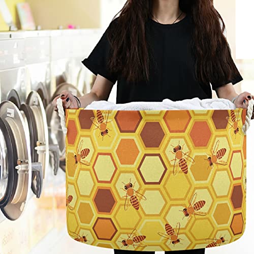 Vissunny Moderna praonica rublja Košara za odlaganje bin Bee med uzorak kutija za skladištenje uzorak za skladištenje