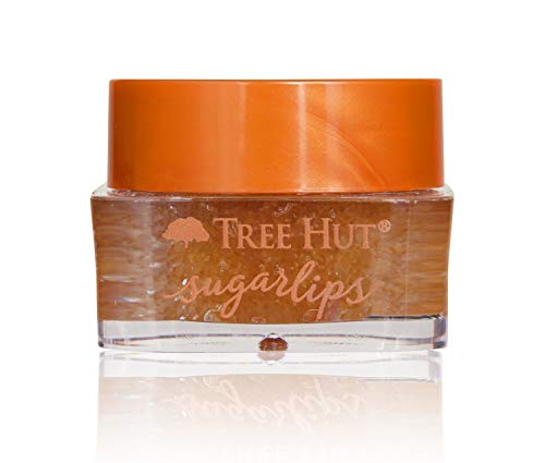 Tree Hut Sugarlips šećerni piling za usne, smeđi šećer 0,34 Oz Jar, shea puter i piling od sirovog