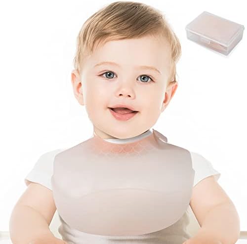Ultra tanka silikonska dječja bibsa za bebe i djecu Extra soft i izdržljiv silikonski bibs vodootporan