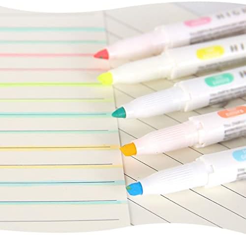 Sxnbh 5 boja/kutija dvoglava olovka za označavanje Set fluorescentnih markera olovke za označavanje