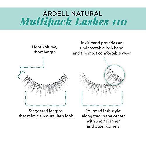 Ardell Natural Multipack 110 Crna, 4 para x 1 pakovanje