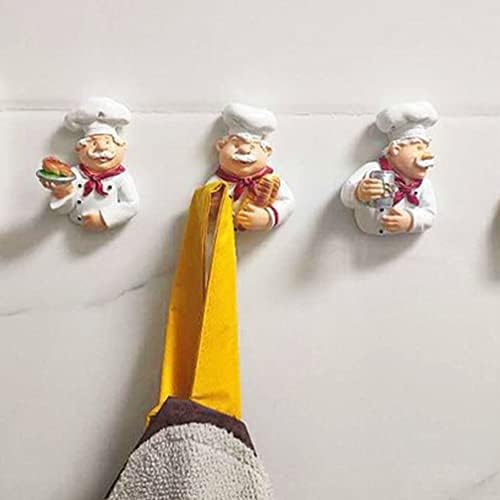 CABILOCK ručnik vješalica za vešanje zidnog dekora Chef dizajnerski utikač samoljepljivi zidni