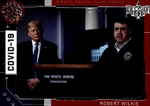 2020. Odluka lišća Covid-19 White House Radna grupa # Cov-18 Robert Wilkie Trgovačka kartica