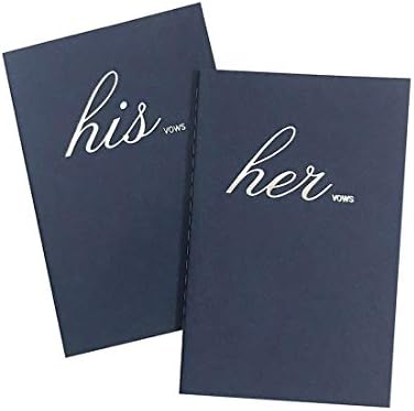 FOONEA mornarsko plava knjiga Zavjeta za vjenčanje Njegov i njen Set od 2 svadbeni tuš pokloni