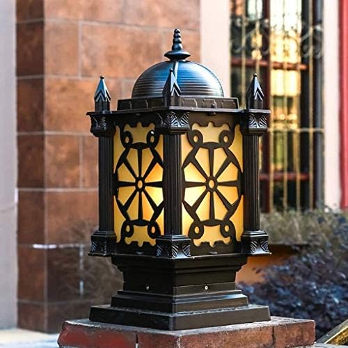 Zjhyxyh vila stupac glava svjetiljka europski stil vanjski zidni glava na vratima na otvorena