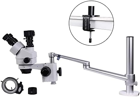 LXXSH Podesivi držač Postolja za mikroskop metalni stub od 25 mm binokularni Trinokularni mikroskopi nosač Stezaljke za stol