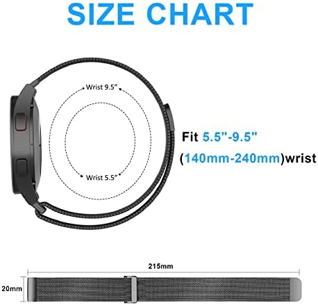 Metalni bendovi za Samsung Galaxy Watch 5 Pro bend 45mm / Galaxy Watch 5 Band / Galaxy Watch 4 Band 40mm