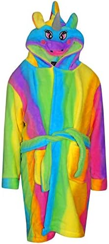 A2Z 4 Dečija super mekana 3D Rainbow Animal Detail Bathrobe Haw Fown Fleece s kapuljačom Plaža Plivanje