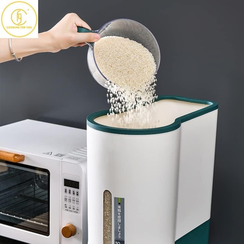 GENIGW 5/10kg Home Rice Bucket Plastic multifunkcionalni frižider za skladištenje žitarica sa više zrna