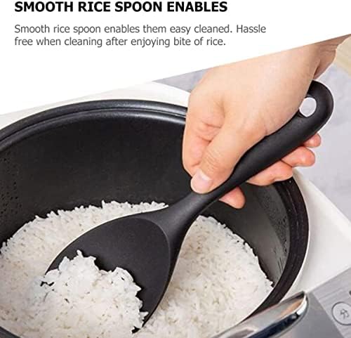 Bienka Rice HOŠAČA 2pcs silikonska riža veslo non štap riže kašika otporna na toplinu otpornost na rižu kuhinjska kašika riža lopatica lopatica scooper kuhinjski pribor lopatica