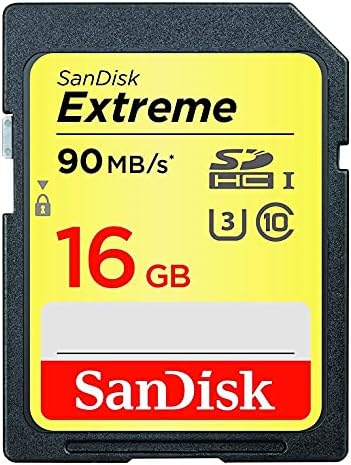 SanDisk Extreme 16 GB Sd kartica klasa brzine 10 UHS-1 U3 C10 4k HD 16G SDHC memorijske kartice za kompatibilne digitalne kamere, računar, kamere za praćenje