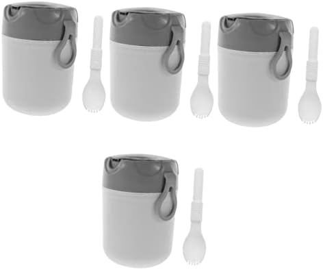 Bestonzon 4 setovi kupu za doručak Travel Cuptene posude sa poklopcima sa poklopcima Protiv cureu za supu