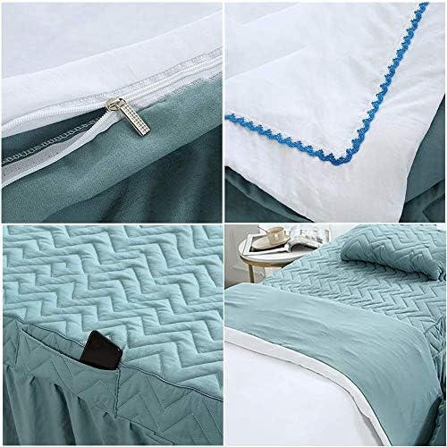 ZHUAN Beauty Bed Cover masažni stol Setovi listova čiste boje, 4 komada masažna suknja Spa