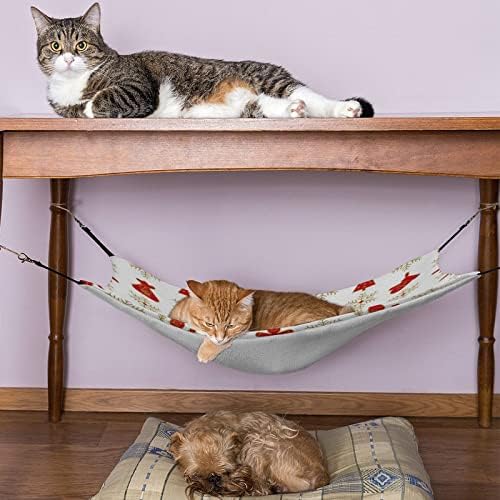 Viseća mreža za mačke Božićni kavez za mačke prozor Perch viseći prostor za uštedu za male kućne ljubimce