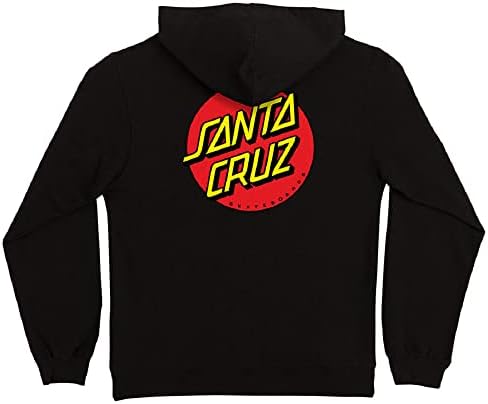 Santa Cruz Mladi Zip up dukserice s kapuljačom Classic Dot omladinski klizač zip up dukserirt