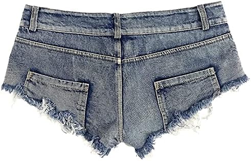 XXBR Ženska modna kratka oprana oprana traper jean kratke ljetne kratke hlače visoke struke plus veličine vruće šorc