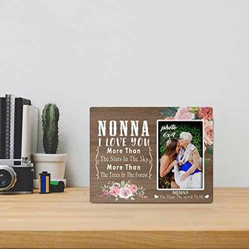Djela Gifts Frame, baki rođendan Božićna majčin dan Dar za Dan zahvalnosti, Grandchild, Nonna Wall & TableTop