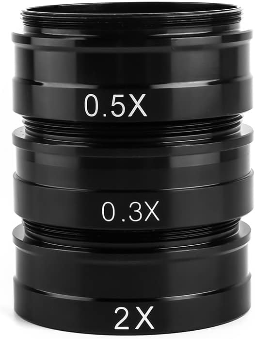 Oprema za mikroskope 0,75 X / 0,3 X / 2X / 0,5 X Objective Glass Lens WD165 za 180x 130x Zoom C-Mount lens Lab potrošni materijal