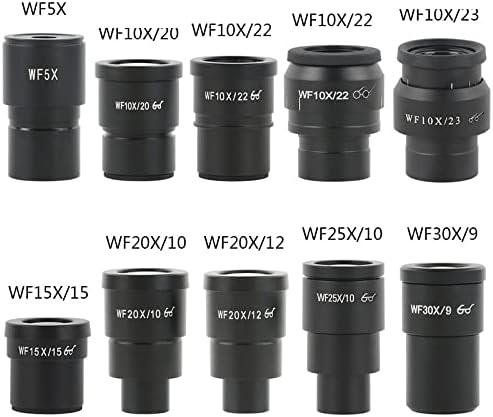 Oprema za mikroskop jedan par Wf10x WF15X WF20X WF25X WF30X okular za stereo mikroskop wide