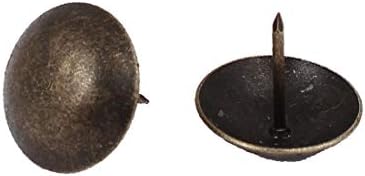 X-Dree Diaron Okrugla glava Antique Style Renoviranje noktiju 20pcs (30mm dia hierro cabeza redovita Estilo Antiguo