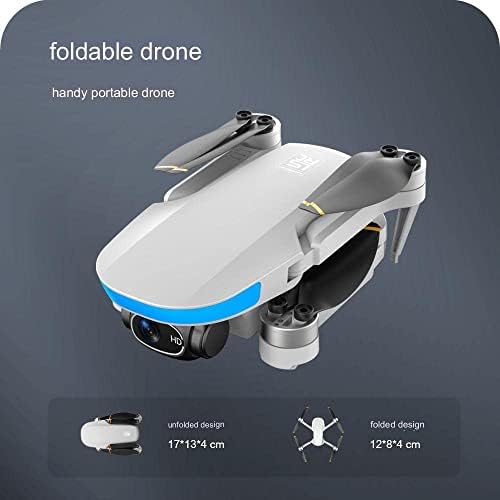 Zottel Drone sa kamerom, 4K HD FPV video uživo, sa punjivim baterijom i kućištem, RC Quadcopter helikopter za djecu i odrasle, gravitaciono upravljanje, režim bez glave