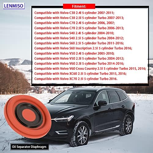 Filter za ulje Lenmiso kompatibilan sa Volvo C30 C70 S40 S60 V50 V60 XC60 XC70 Zamijenite 31338685