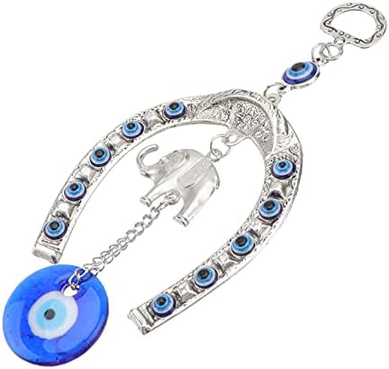 Bestsporble Evil Eye Oznaka za ornament Slon plave oči potkoljenica Amulet Nazar perla Sretno Blagoslov