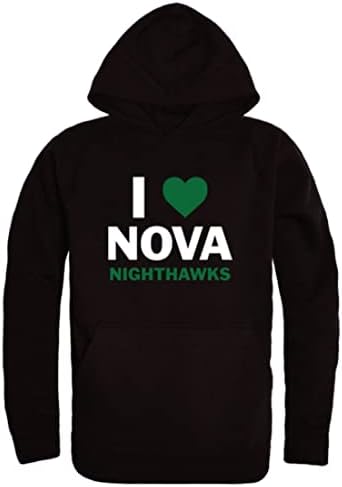 W Republic I Love Sjeverni Virginia Community College Nighthawks Fleece Hoodie Dukseri
