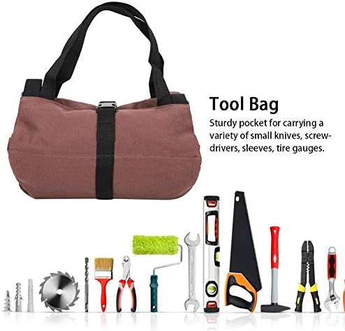 Ftvogue Canvas Roll Roll Organizator, vrećica za valjanje ključa, vrećicu za odvijač za odvijaču popravke torbe za alat, Toolkit