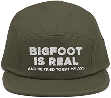Smiješan bigfoot šešir, Bigfoot je stvaran i pokušao mi je pojesti dupe