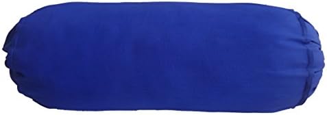 Šafran jastučnice za jastuk za jastuk za krastav kreveta u krugu jastuk za izrez 6 Prečnik x 28 dugi plavi preklopni poklopac