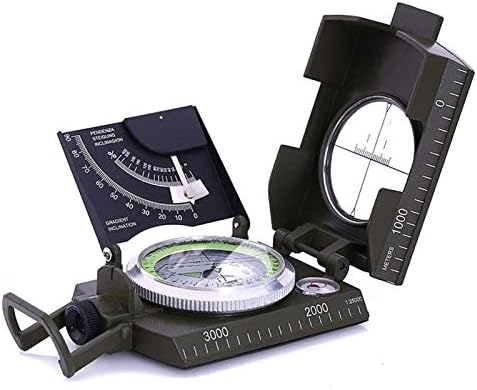 YFDM multifunkcionalni vojni kompas za preživljavanje na otvorenom Kampiranje Vodootporna geološka kompasa