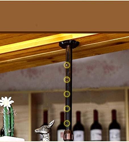Wine bar zidni nosač za baru Kuhinjski nosač vina, ukras za vino, viseći držač stakla, naopako držač za goma,