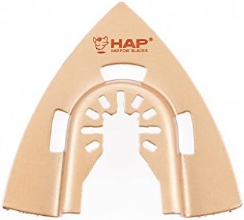 Harpow 5 komada lemljena karbidna trokutasta brusna sečiva, oštrice alata za osciliranje snage,