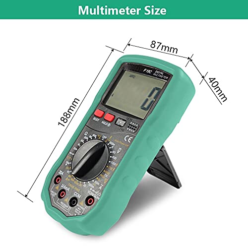 XDCHLK digitalni multimetar 6000 broji AC / DC ammeter voltmetar pozadinsko osvjetljenje Električna multimetar