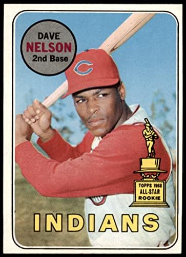 1969 TOPPS 579 Dave Nelson Cleveland Indijanci Dean's Cards 5 - Ex Indijanci