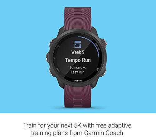 Garmin Forerunner 245, GPS Smartwatch za trčanje sa naprednom dinamikom, Berry
